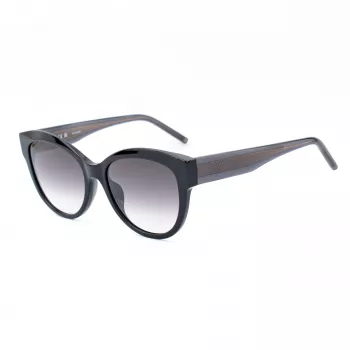 ESCADA Gafas de sol mujer SESD99-550700 - Montura de acetato negra con lentes grises degradadas - 55/18/140 mm