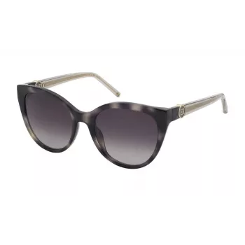 ESCADA Gafas de sol de mujer SESD87-5507UX Montura de acetato havana Lentes degradadas marrones 55/20/140 mm