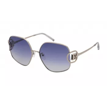 ESCADA Gafas de sol de mujer SESD91600A39 - Montura negra, lentes grises degradadas, 60/16/130 mm