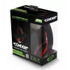 Esperanza EGH300R Auriculares gaming con cable con micrófono de diadema omnidireccional, Negro/Rojo