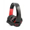 Esperanza EGH300R Auriculares gaming con cable con micrófono de diadema omnidireccional, Negro/Rojo