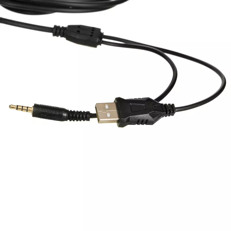 Esperanza EGH430 THUNDERBIRD Auriculares gaming con cable y micrófono, negro y verde