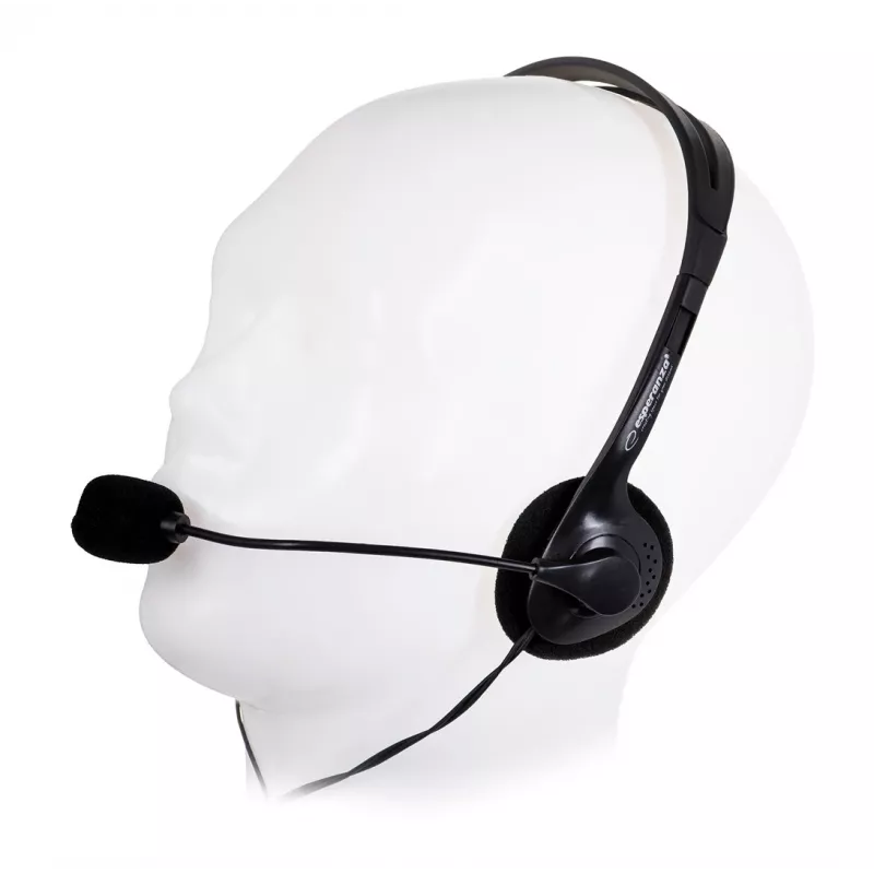 Esperanza EH102 auriculares con micrófono con cable - Negro