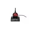 Esperanza EH130 Micrófono para PC, condensador, omnidireccional, jack de 3,5 mm, negro/rojo