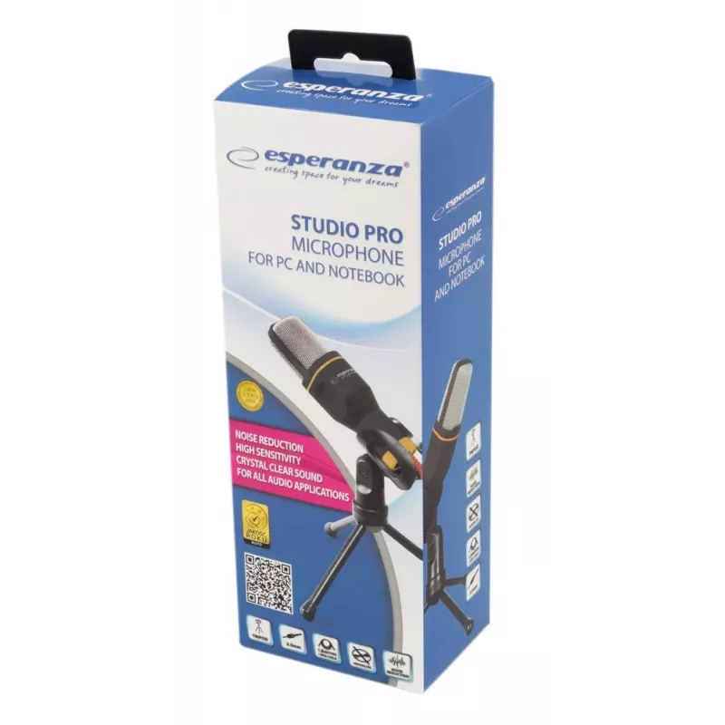 Esperanza EH182 Studio Pro Micrófono de mesa negro