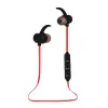 Esperanza EH186K Auriculares inalámbricos in-ear deportivos de cuello Bluetooth con micrófono, negro/rojo