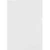 Esselte Fundas de documentos A4 estándar, polipropileno, gofrado, 0,12 mm, abiertas por arriba y por los lados, seguras para documentos, con pestaña, pack de 100 54832