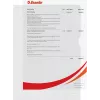 Esselte Fundas de documentos A4 estándar, polipropileno, gofrado, 0,12 mm, abiertas por arriba y por los lados, seguras para documentos, con pestaña, pack de 100 54832