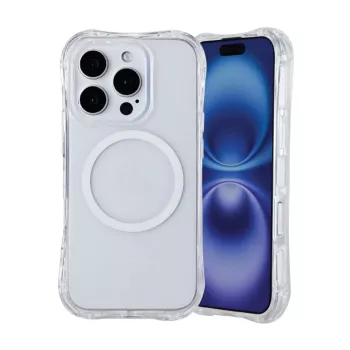 eSTUFF INFINITE PORTO Funda magnética transparente para iPhone 12 Pro / iPhone 12 (GRS) ES67142101