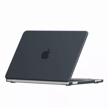 ESTUFF MacBook Neo 13 Funda negra esmerilada