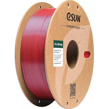 eSUN ePLA-Silk Magic 1,75mm negro-rojo 1kg filamento para impresora 3D EPLA-SILKMAGIC-P175BR1