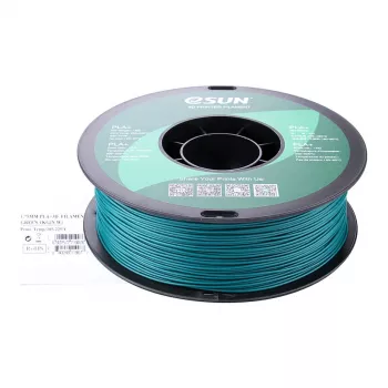 ESUN PLA+ 1,75 mm Filamento para impresora 3D verde, 1 kg