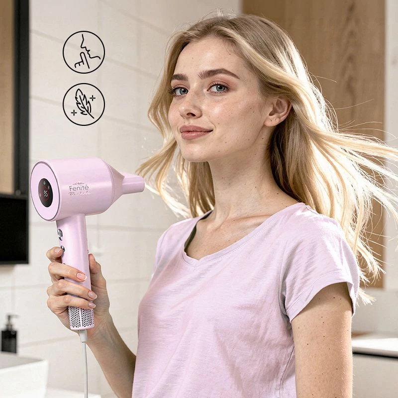 Secador de pelo ETA Fenité Pastels 1600 W tecnología iónica rosa claro con difusor