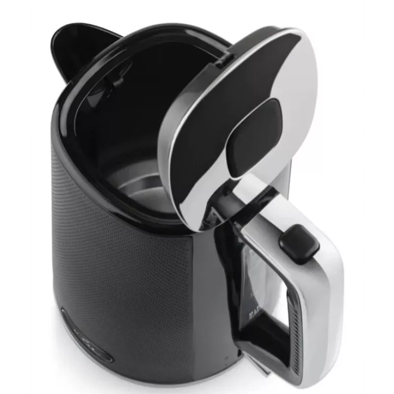 Hervidor de agua ETA Nora 1,7 l, 2200 W, negro, inalámbrico con base giratoria 360°