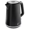 Hervidor de agua ETA Nora 1,7 l, 2200 W, negro, inalámbrico con base giratoria 360°