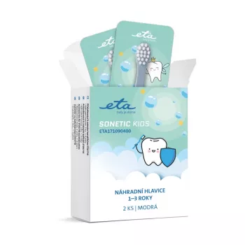 Cabezales de cepillo de repuesto ETA Sonetic Kids 171090400 pack de 2 Azul