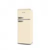 ETA Storio Retro ETA253390040EN frigorífico-congelador independiente con congelador arriba, 215 L de capacidad total, beige, clase energética E, 38 dB