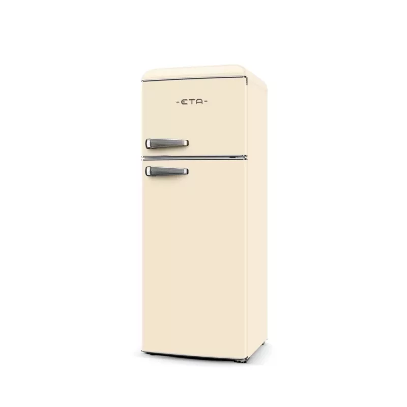 ETA Storio Retro ETA253390040EN frigorífico-congelador independiente con congelador arriba, 215 L de capacidad total, beige, clase energética E, 38 dB