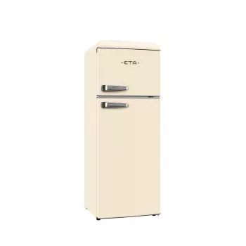 ETA Storio Retro ETA253390040EN frigorífico-congelador independiente con congelador arriba, 215 L de capacidad total, beige, clase energética E, 38 dB
