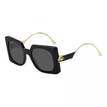 Gafas de sol para mujer ETRO ETRO0026S807 en negro con lentes grises - montura mariposa 54/23/140