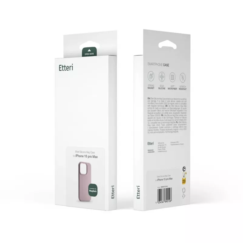 ETTERI funda de silicona Mag para iPhone 16 Pro 6,3