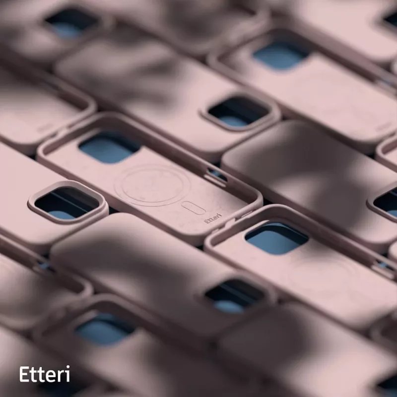 ETTERI funda de silicona Mag para iPhone 16 Pro 6,3