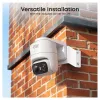 eufy eufyCam C36 solo E814X329 cámara de seguridad inalámbrica solar, 2304x1296 (2 MP), batería
