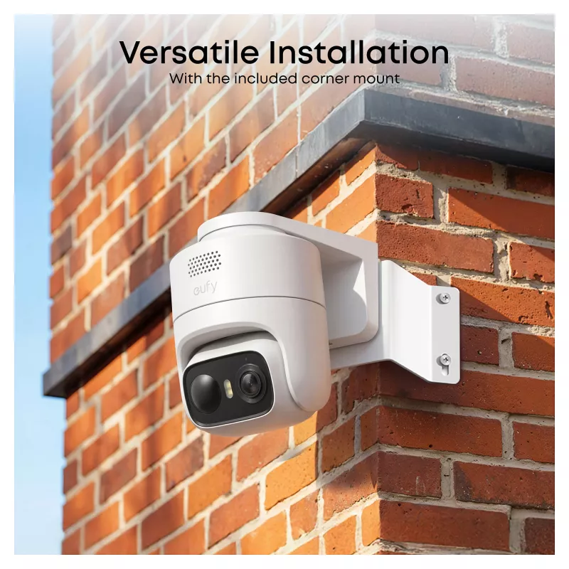 eufy eufyCam C36 solo E814X329 cámara de seguridad inalámbrica solar, 2304x1296 (2 MP), batería