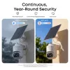 eufy eufyCam C36 solo E814X329 cámara de seguridad inalámbrica solar, 2304x1296 (2 MP), batería