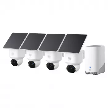 Eufy SoloCam E42 kit de 4 cámaras con HomeBase, 4K