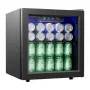 EUHOMY BR001-55BL enfriador de bebidas 37L con puerta de cristal (negro)