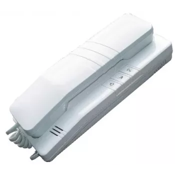 Auricular analógico de 4 hilos EURA ADA-38A3 para sistemas RL-3203H, blanco