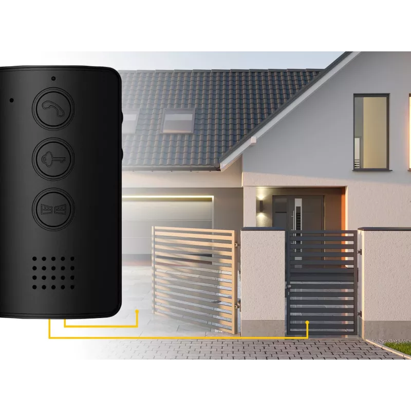 Intercomunicador EURA ADP-09A3 negro manos libres