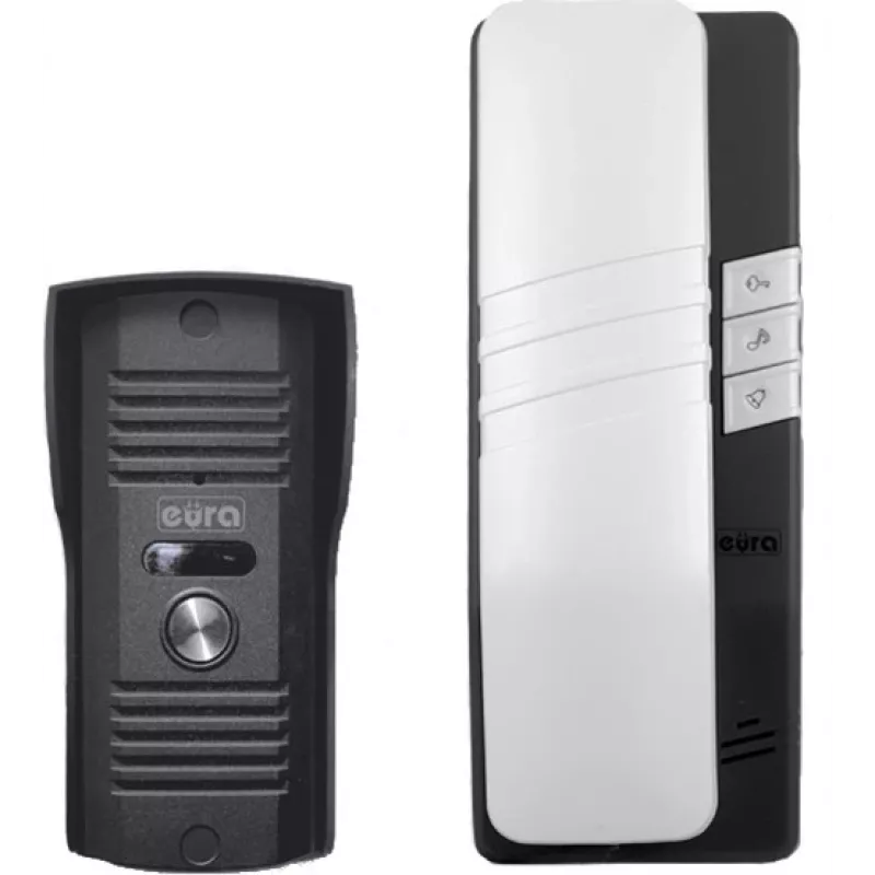Sistema de intercomunicación de audio EURA ADP-20A3 grafito blanco