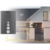 EURA ADP-51A3 DIFESA kit de portero automático de audio - 1 familia, 2 terminales, intercomunicador, grafito