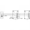 EURA ADP-51A3 DIFESA kit de portero automático de audio - 1 familia, 2 terminales, intercomunicador, grafito