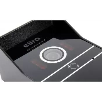 EURA VDP-80C5 videoportero dual para viviendas, blanco, 2x LCD de 7