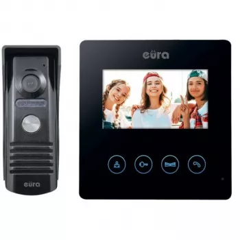 Eura Videoportero EURA VDP-52A3ATIRA Negro