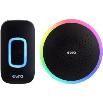 EURA WDP-42A3 timbre inalámbrico - negro
