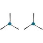 Eureka J15 cepillos laterales x 2 uds. - Cepillos de repuesto de nailon de 3 brazos para bordes para el robot aspirador J15