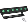 EUROLITE AKKU IP BAR-6 Entry QCL QuickDMX IP65 Barra de luz LED RGBW con batería