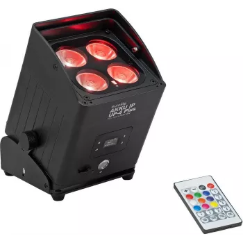 EUROLITE AKKU IP UP-4 Plus HCL Spot CRMX MK2 IP65 4x10W RGBWA/UV Batería 13,5h