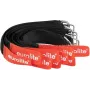 EUROLITE AW-20 bridas de cable de velcro 20x180mm negro/rojo pack de 10