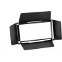EUROLITE puerta de ala para Multiflood IP 8x10W RGBW Wash – metal negro 24,5 cm