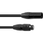 EUROLITE Cable DMX SEC-1 IP65 3 pines 20m negro para exteriores