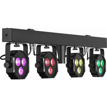 EUROLITE LED KLS-402 set de luces compacto AIR 4x focos RGB/WW AirW Wireless