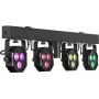 EUROLITE LED KLS-402 set de luces compacto AIR 4x focos RGB/WW AirW Wireless