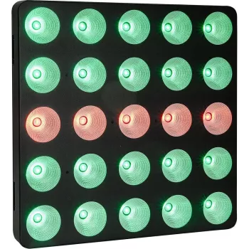 EUROLITE LED Pixel Matrix Panel 5x5 RGB/WW con control de píxeles y DMX