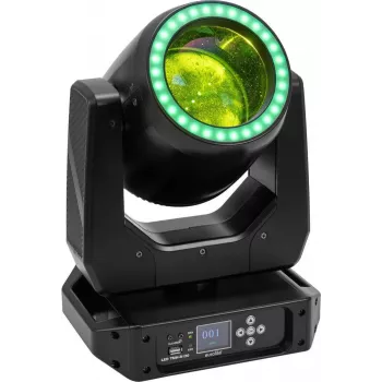 EUROLITE LED TMH-B120 Hypno Moving Head Beam 120W COB ángulo de proyección 2° anillo RGB