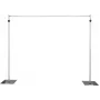 EUROLITE MCS-3148 Soporte móvil para cortinas, aluminio telescópico, 2,5-4,8m ancho, 2,1-3,0m alto, 20kg carga